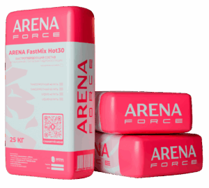 ARENA FastMix Hot30 до -25oC (40 МПа)саморазогревающийся, быстротвердеющий мелкозернистый бетон